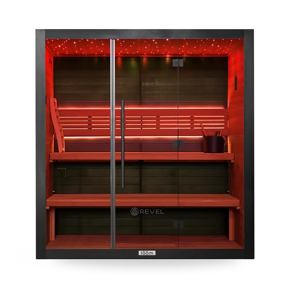 Revel Loom 4 Person Traditional Finnish Sauna - Next Gen (Sauna Only) Revel Saunas