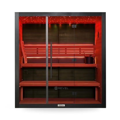 Revel Loom 4 Person Traditional Finnish Sauna - Next Gen (Sauna Only) Revel Saunas