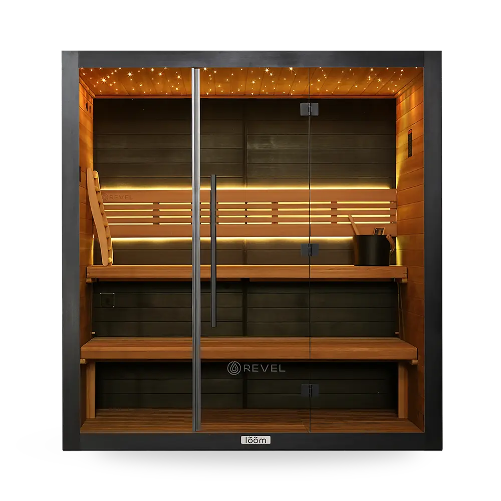Revel Loom 4 Person Traditional Finnish Sauna - Next Gen (Sauna Only) Revel Saunas
