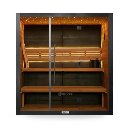 Revel Loom 4 Person Traditional Finnish Sauna - Next Gen (Sauna Only) Revel Saunas