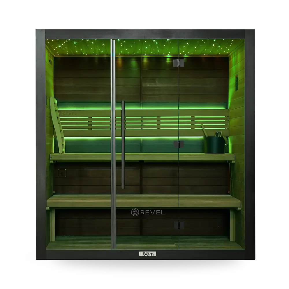 Revel Loom 4 Person Traditional Finnish Sauna - Next Gen (Sauna Only) Revel Saunas