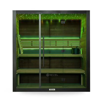Revel Loom 4 Person Traditional Finnish Sauna - Next Gen (Sauna Only) Revel Saunas