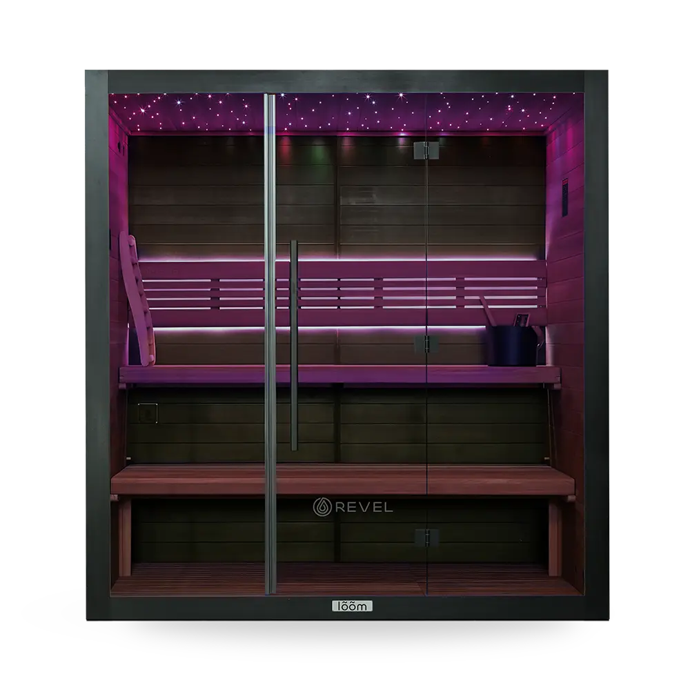 Revel Loom 4 Person Traditional Finnish Sauna - Next Gen (Sauna Only) Revel Saunas