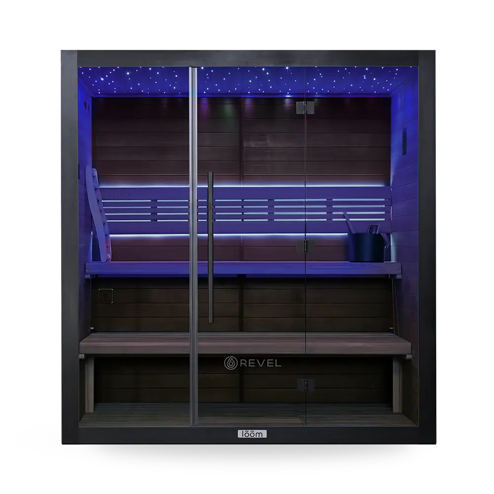 Revel Loom 4 Person Traditional Finnish Sauna - Next Gen (Sauna Only) Revel Saunas