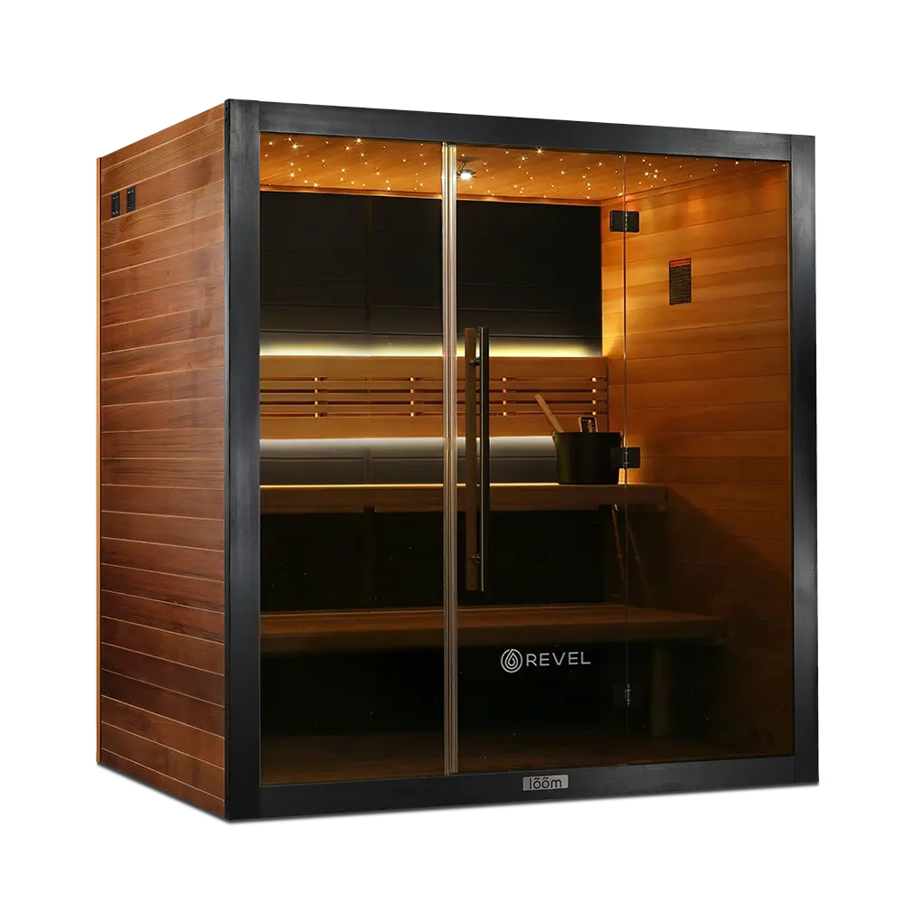 Revel Loom 4 Person Traditional Finnish Sauna - Next Gen Revel Saunas