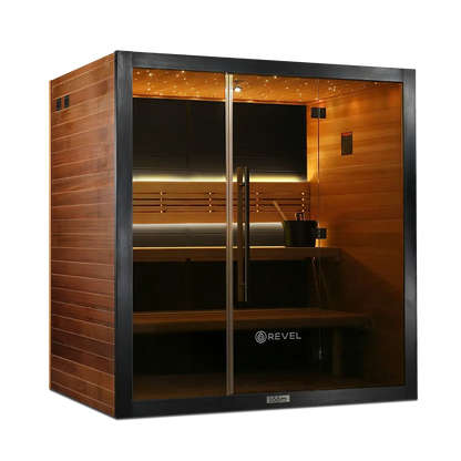Revel Loom 4 Person Traditional Finnish Sauna - Next Gen Revel Saunas