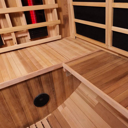 Revel Luna - 3 Person Cedar Infrared Barrel Sauna (LE) Revel Saunas