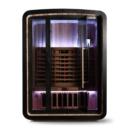 Revel Luna 3 Person Infrared Barrel Sauna - Next Gen Revel Saunas