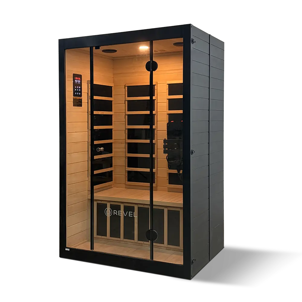 Revel Noir 2 Person Far Infrared Sauna Revel Saunas