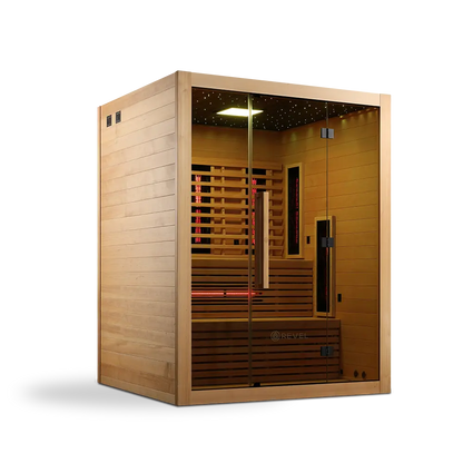 Revel NordicWave 4 Person Infrared & Traditional Hybrid Sauna (Next Gen) Revel Saunas