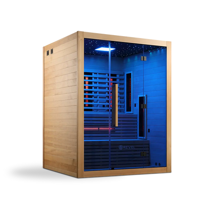 Revel NordicWave 4 Person Infrared & Traditional Hybrid Sauna (Next Gen) Revel Saunas