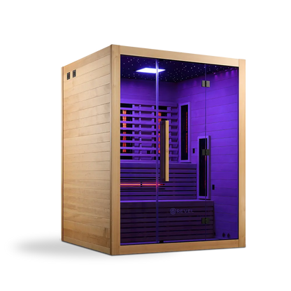 Revel NordicWave 4 Person Infrared & Traditional Hybrid Sauna (Next Gen) Revel Saunas
