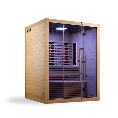Revel NordicWave 4 Person Infrared & Traditional Hybrid Sauna (Next Gen) Revel Saunas