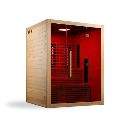 Revel NordicWave 4 Person Infrared & Traditional Hybrid Sauna (Next Gen) Revel Saunas