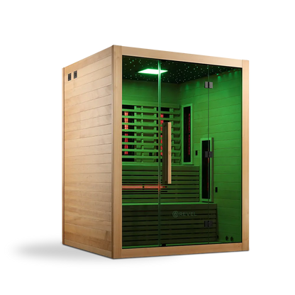 Revel NordicWave 4 Person Infrared & Traditional Hybrid Sauna (Next Gen) Revel Saunas