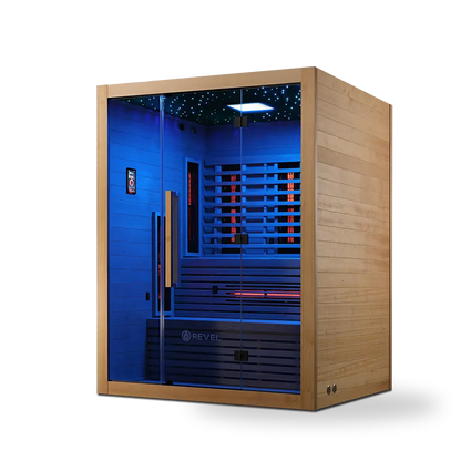 Revel NordicWave 4 Person Infrared & Traditional Hybrid Sauna (Next Gen) Revel Saunas
