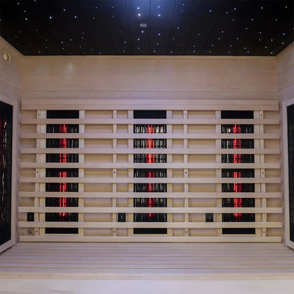 Revel NordicWave 4 Person Infrared & Traditional Hybrid Sauna (Next Gen) Revel Saunas