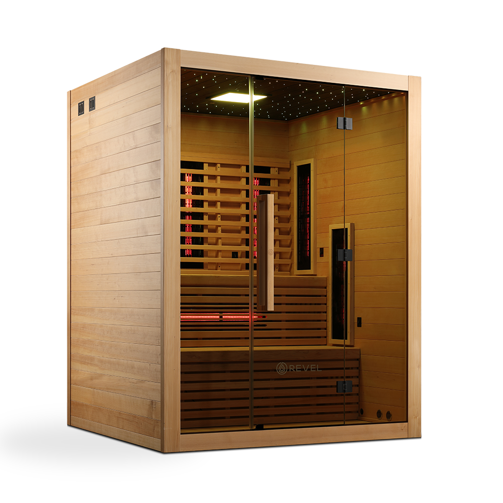 Revel NordicWave Infrared & Traditional Hybrid Sauna - Next Gen