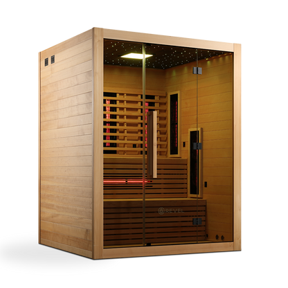 Revel NordicWave Infrared & Traditional Hybrid Sauna - Next Gen