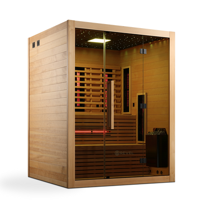 Revel NordicWave Infrared & Traditional Hybrid Sauna - Next Gen