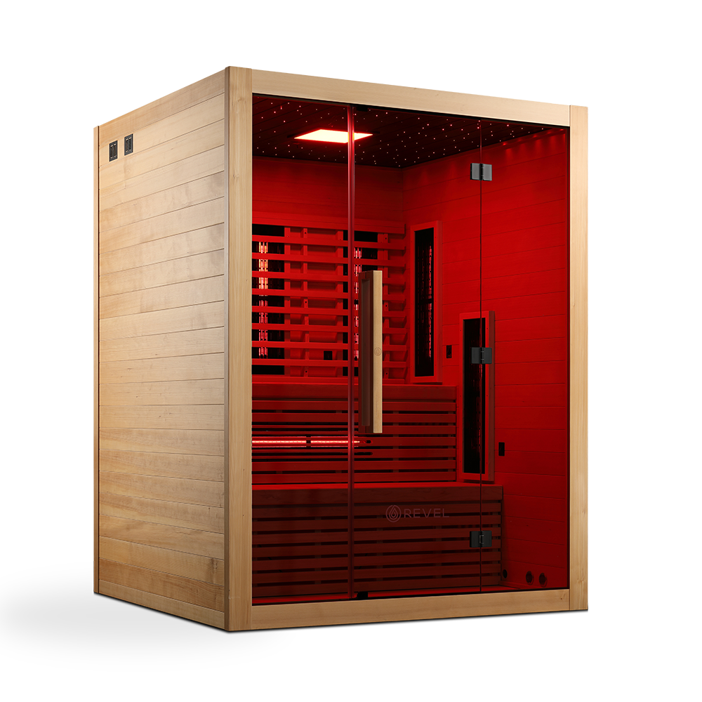 Revel NordicWave Infrared & Traditional Hybrid Sauna - Next Gen