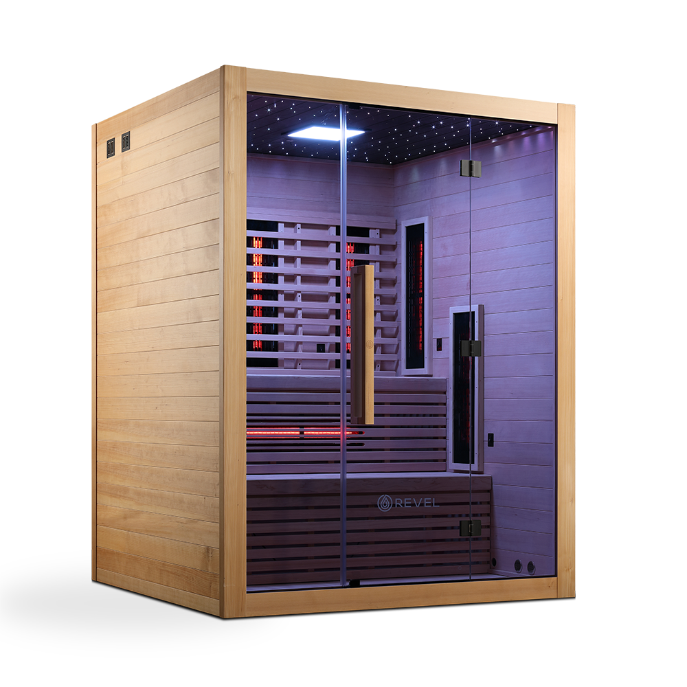 Revel NordicWave Infrared & Traditional Hybrid Sauna - Next Gen