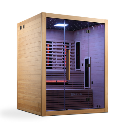 Revel NordicWave Infrared & Traditional Hybrid Sauna - Next Gen