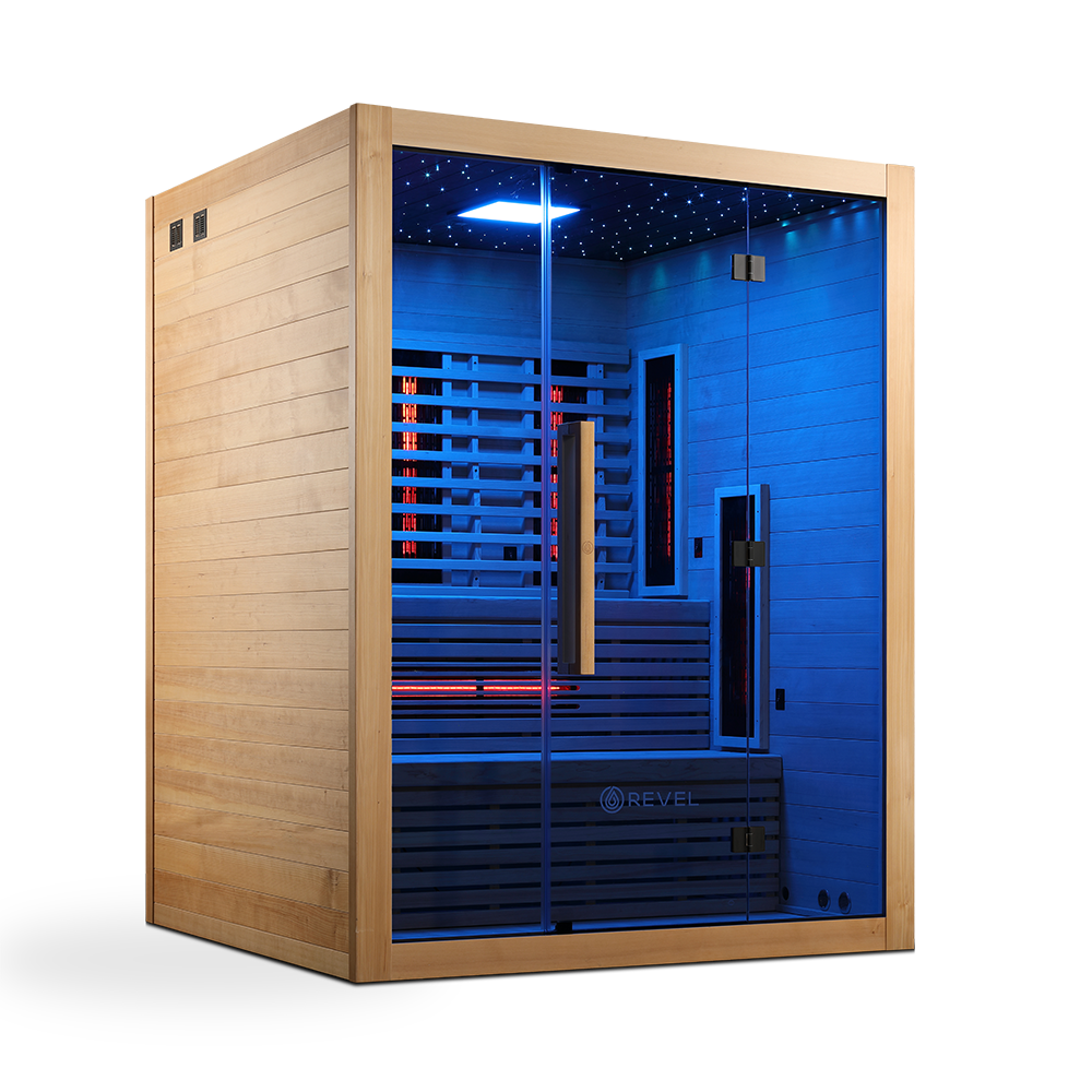 Revel NordicWave Infrared & Traditional Hybrid Sauna - Next Gen