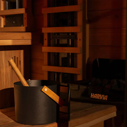 Revel Outdoor NordicWave 3 Person Infrared & Traditional Hybrid Sauna Revel Saunas