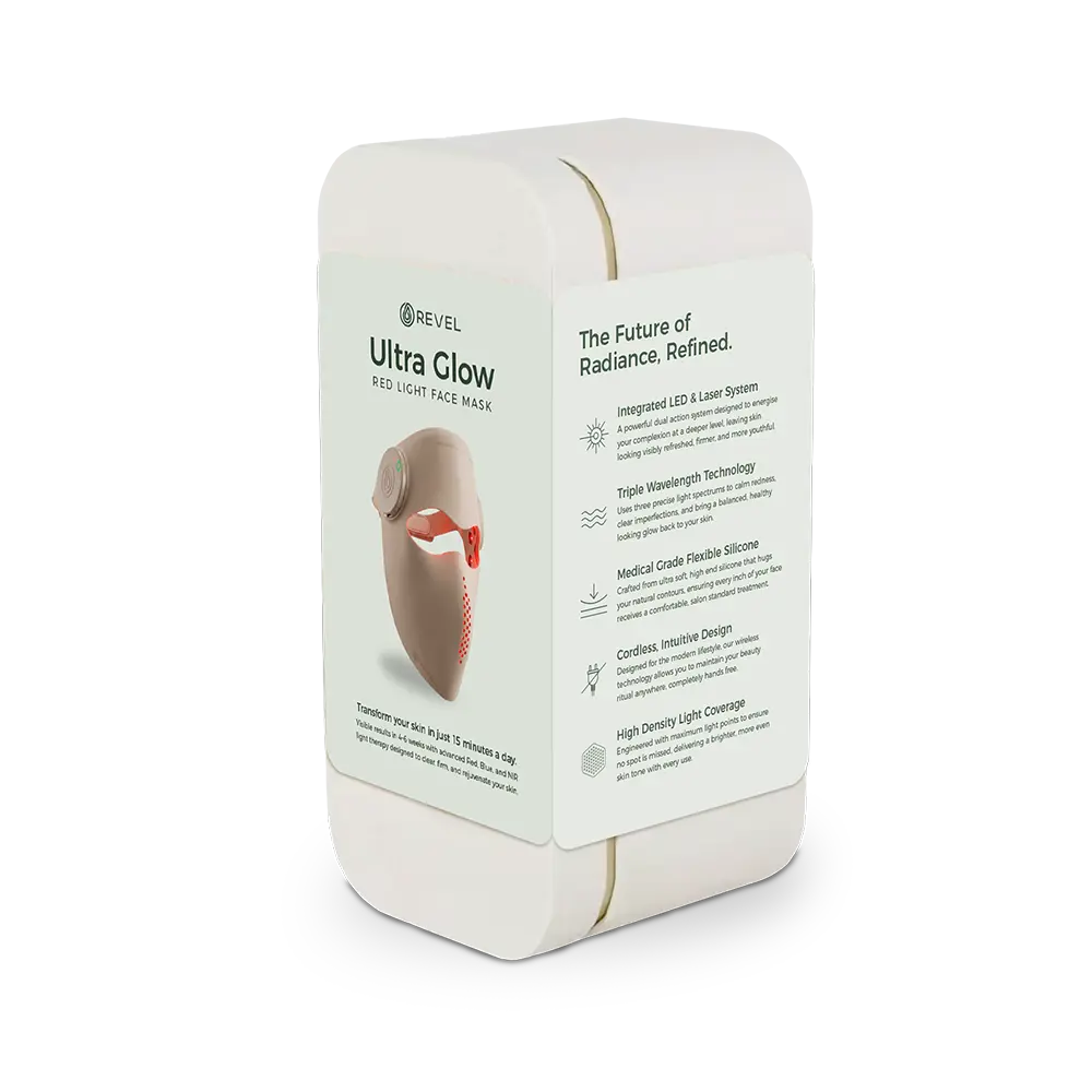 Revel Ultra Glow Redlight Face Mask Revel Saunas
