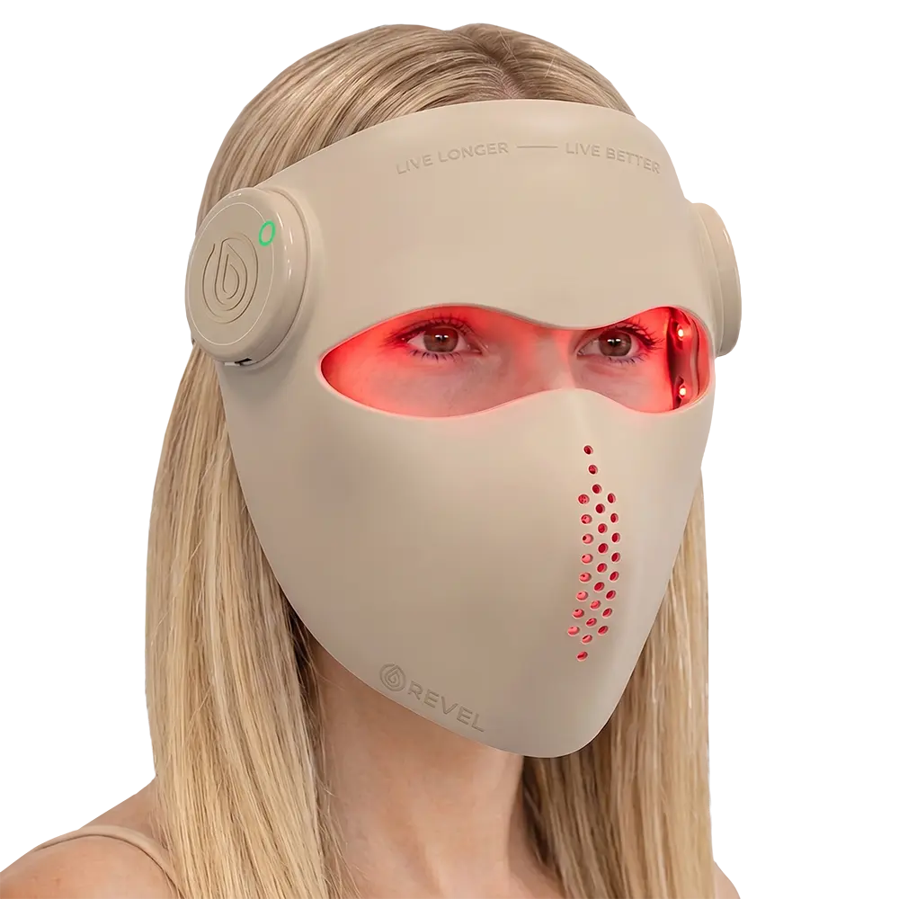 Revel Ultra Glow Redlight Face Mask Revel Saunas
