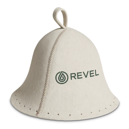 Revel Sauna Hat - Premium 100% Wool Heat Shield Revel Saunas