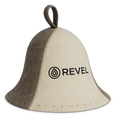Revel Sauna Hat - Premium 100% Wool Heat Shield Revel Saunas