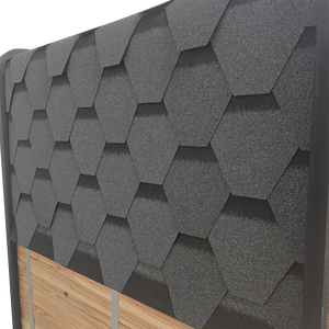 Revel Sauna Roof Shingles - Dark Grey