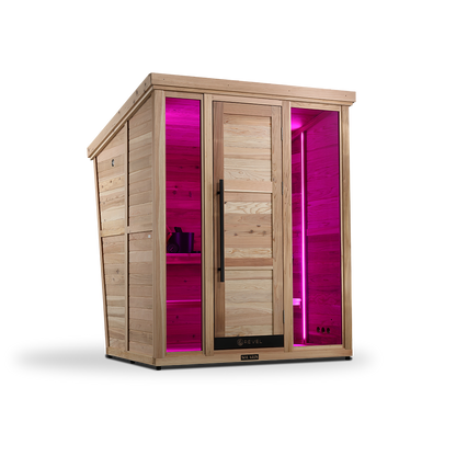 Revel Solaris - 4 Person Traditional Outdoor Cabin Sauna