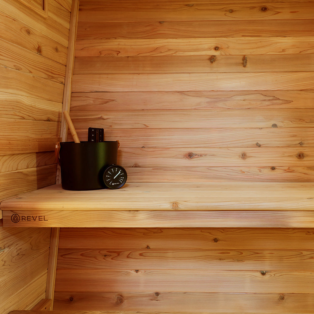 Revel Solaris - 4 Person Traditional Outdoor Cabin Sauna