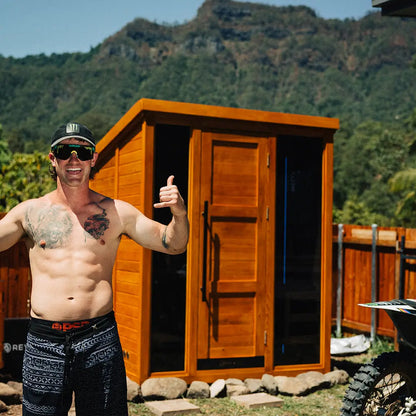 Revel Solaris - 4 Person Traditional Outdoor Cabin Sauna Revel Saunas