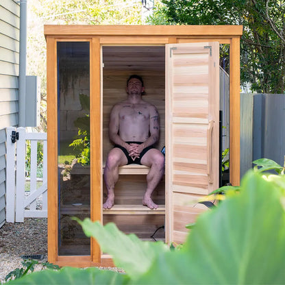 Revel Solaris - 4 Person Traditional Outdoor Cabin Sauna Revel Saunas