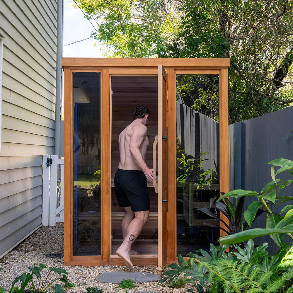 Revel Solaris - 4 Person Traditional Outdoor Cabin Sauna Revel Saunas