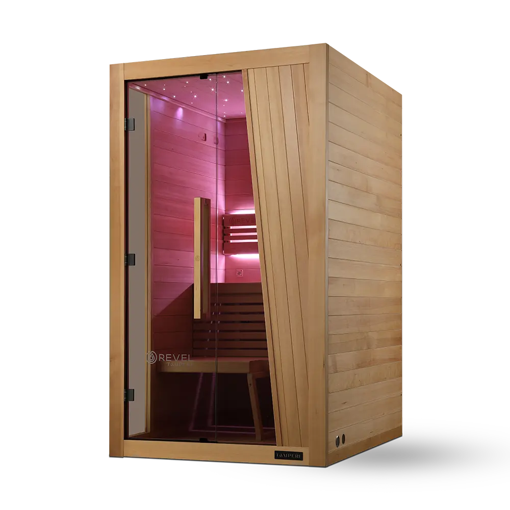 Revel Tampere 2 Person Traditional Finnish Sauna - Next Gen Revel Saunas