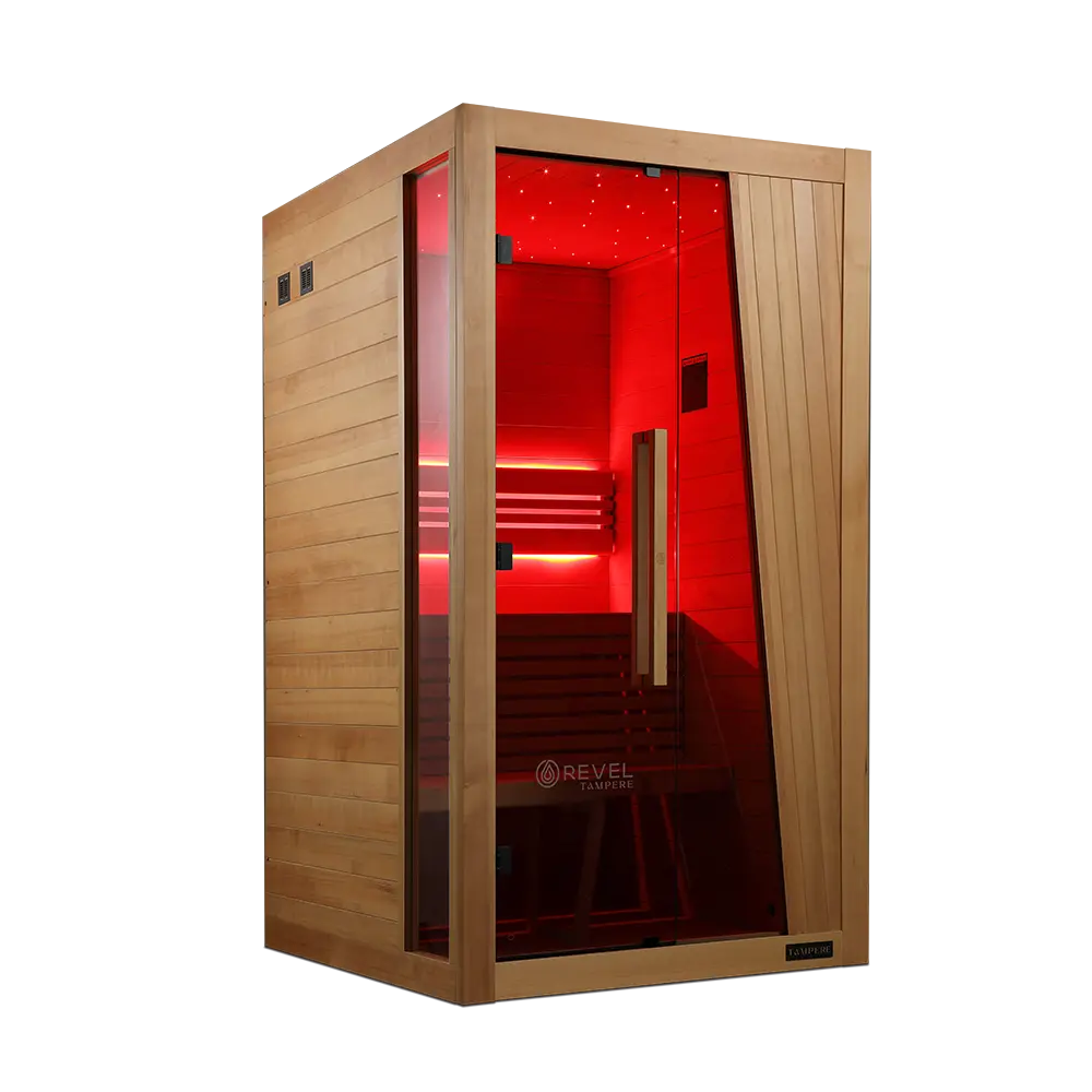 Revel Tampere 2 Person Traditional Finnish Sauna - Next Gen Revel Saunas