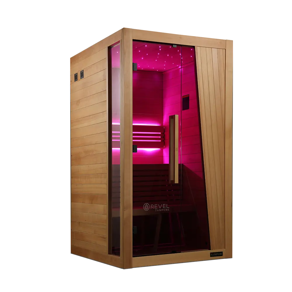 Revel Tampere 2 Person Traditional Finnish Sauna - Next Gen Revel Saunas