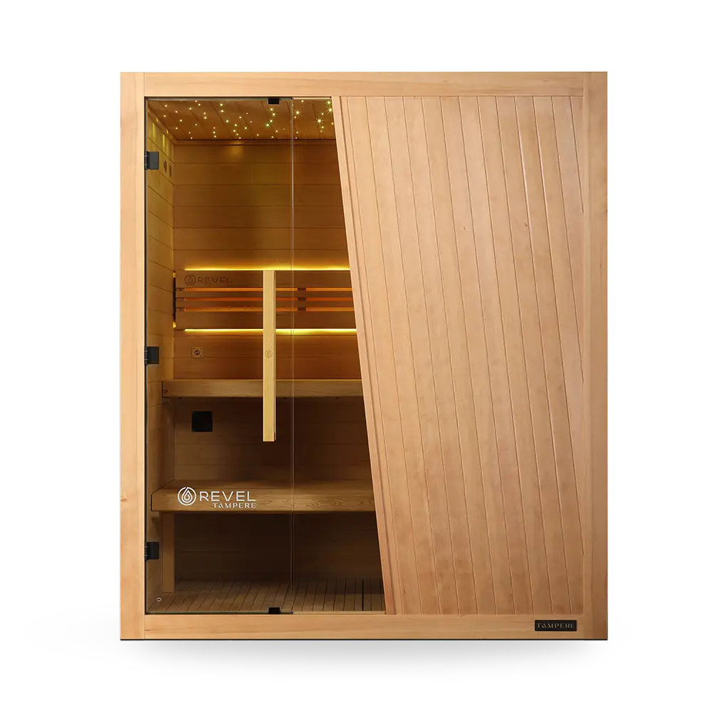 Revel Tampere 4 Person Traditional Finnish Sauna - Next Gen Revel Saunas