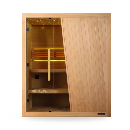 Revel Tampere 4 Person Traditional Finnish Sauna - Next Gen Revel Saunas