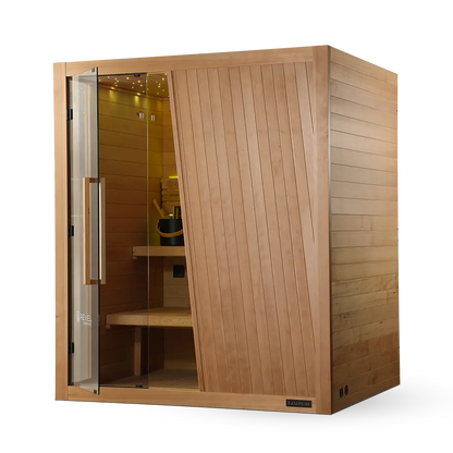 Revel Tampere 4 Person Traditional Finnish Sauna - Next Gen Revel Saunas