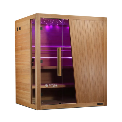 Revel Tampere 4 Person Traditional Finnish Sauna - Next Gen Revel Saunas