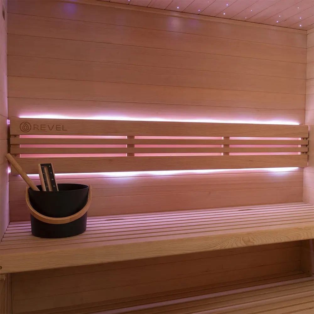 Revel Tampere 4 Person Traditional Finnish Sauna - Next Gen Revel Saunas