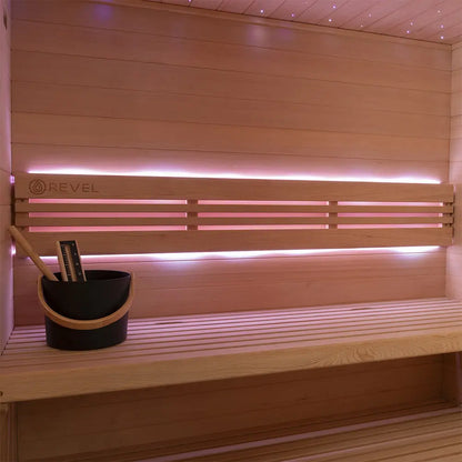 Revel Tampere 4 Person Traditional Finnish Sauna - Next Gen Revel Saunas