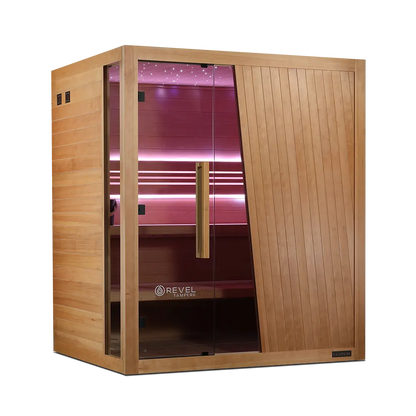 Revel Tampere 4 Person Traditional Finnish Sauna - Next Gen Revel Saunas