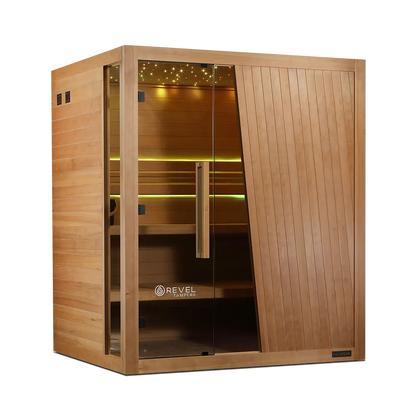 Revel Tampere 4 Person Traditional Finnish Sauna - Next Gen Revel Saunas
